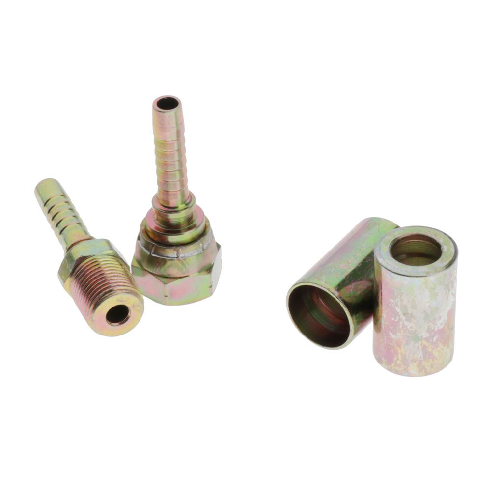 Pressure Washer Steel Pipe Fitting Pressed Joints I 9.5mm 1 male 1 female