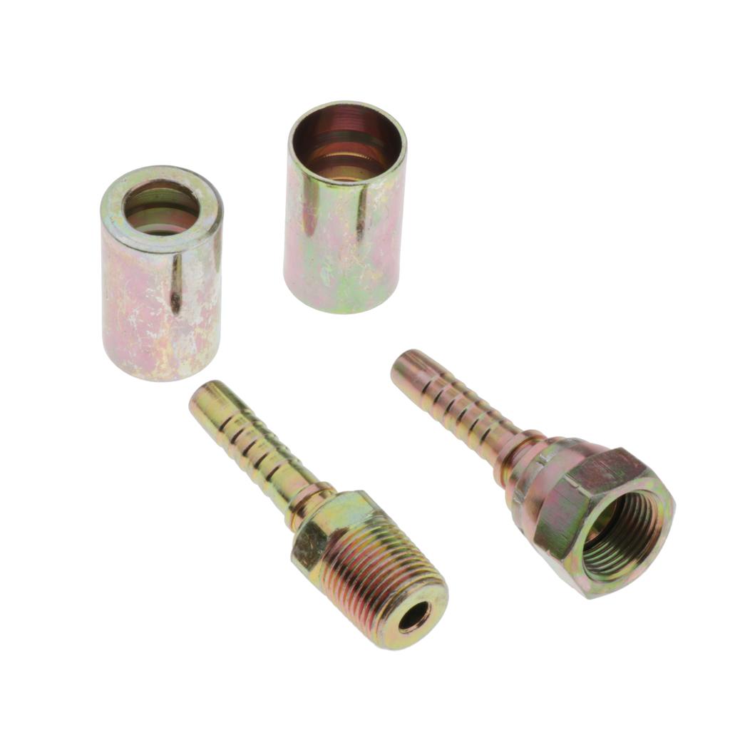 Pressure Washer Steel Pipe Fitting Pressed Joints I 9.5mm 1 male 1 female