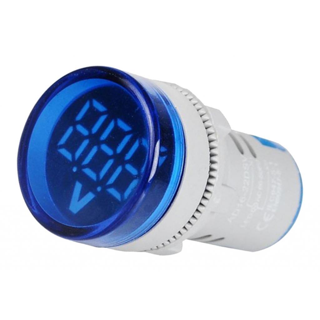 Voltmeter AC 12-500V Voltage Meter Power Monitor LED Pilot Indicator Blue