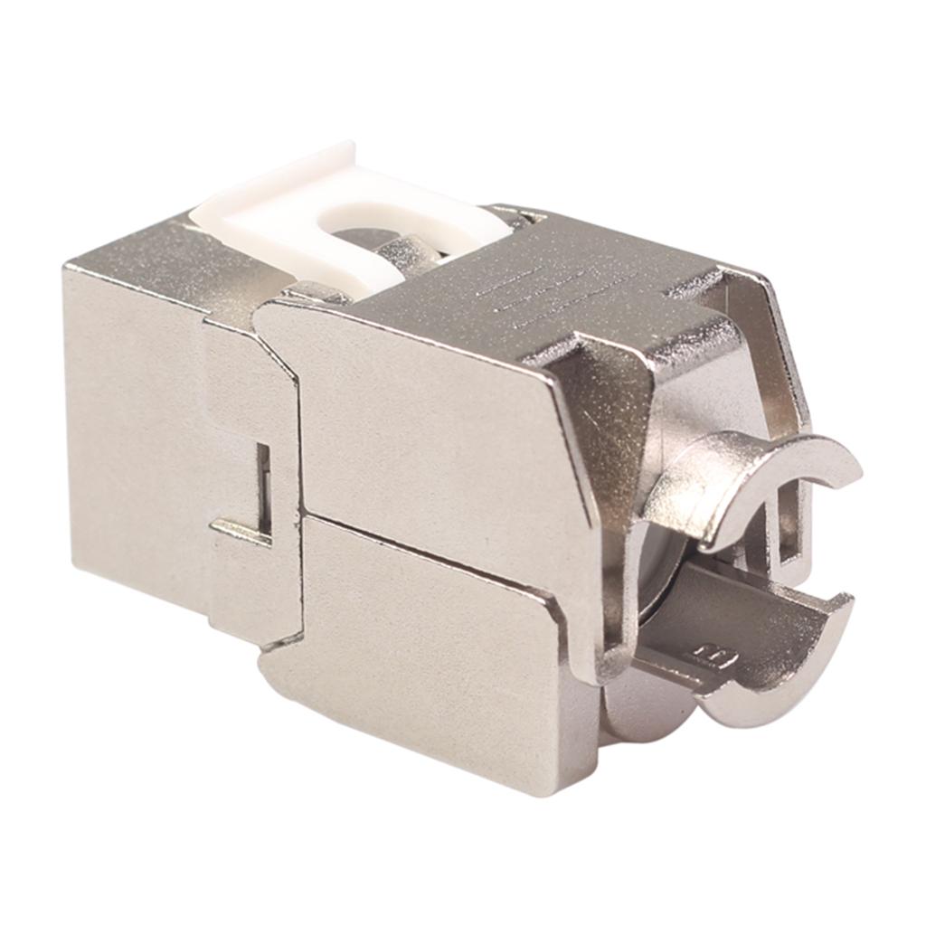 Cat7 RJ45 Wall End Plug Keystone Jack Shielded Module Modular Female Adapter