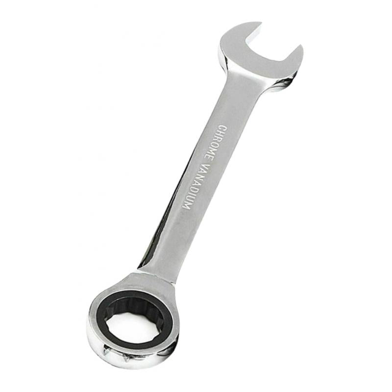 6mm-32mm Steel Metric Fixed Head Ratchet Spanner Wrench Hand Nut Tools 6mm