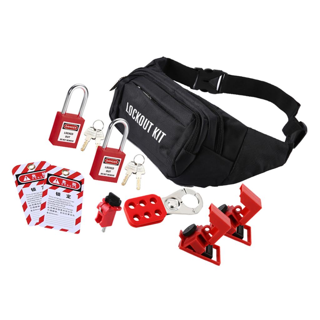 Lockout tagout kit combination bag