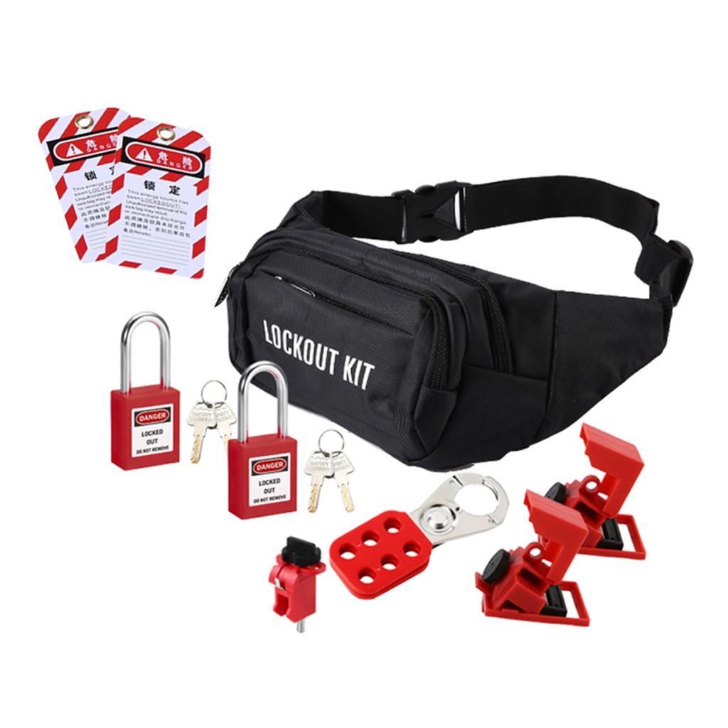 Lockout tagout kit combination bag