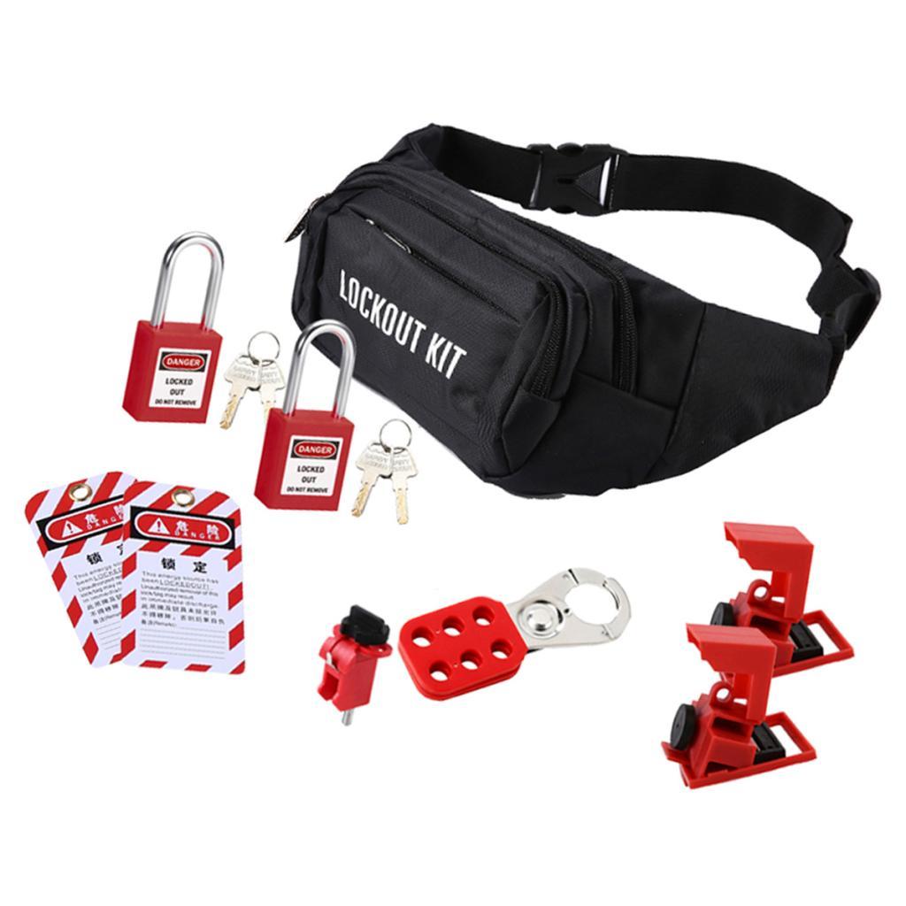 Lockout tagout kit combination bag