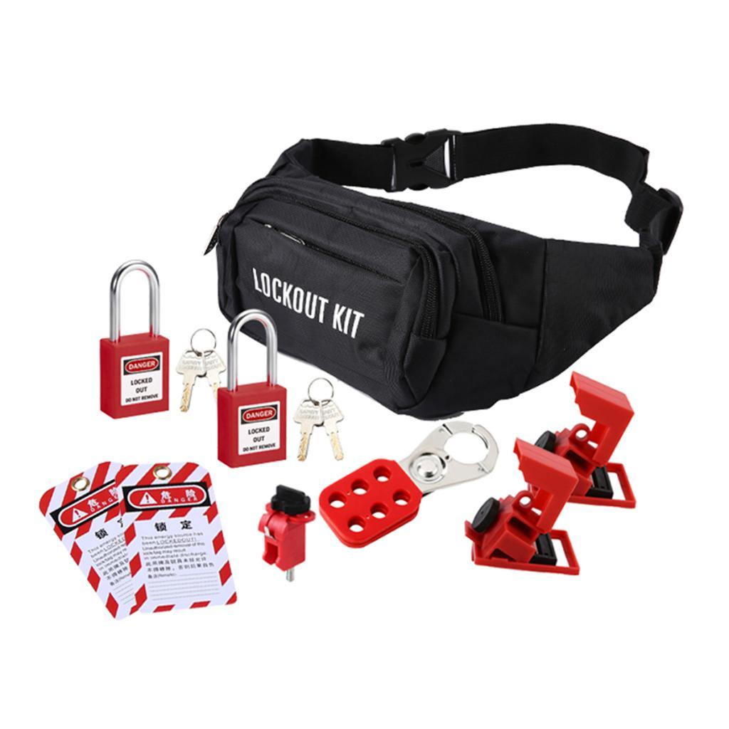 Lockout tagout kit combination bag
