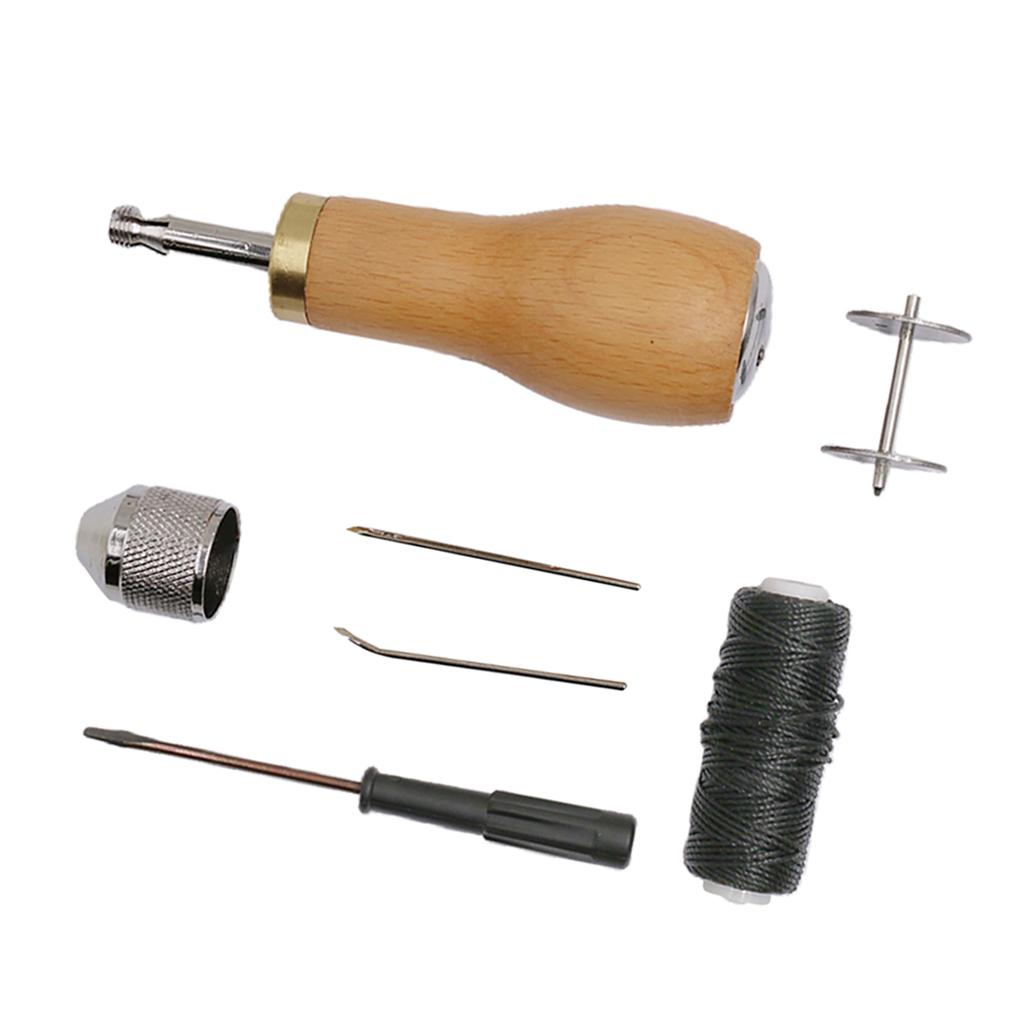 Leather Hand Sewing Tool Leather Craft Tools with Hand Sewing Needles