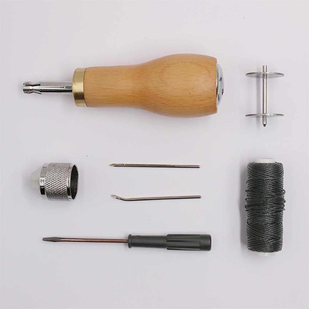 Leather Hand Sewing Tool Leather Craft Tools with Hand Sewing Needles