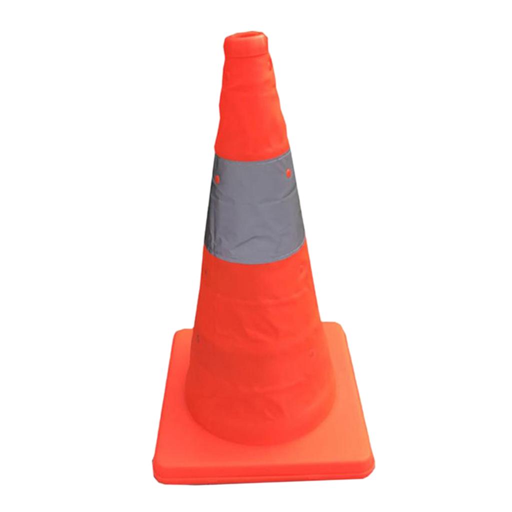 Collapsible Traffic Cones Multi Purpose Pop up Reflective Safety Cone 45cm