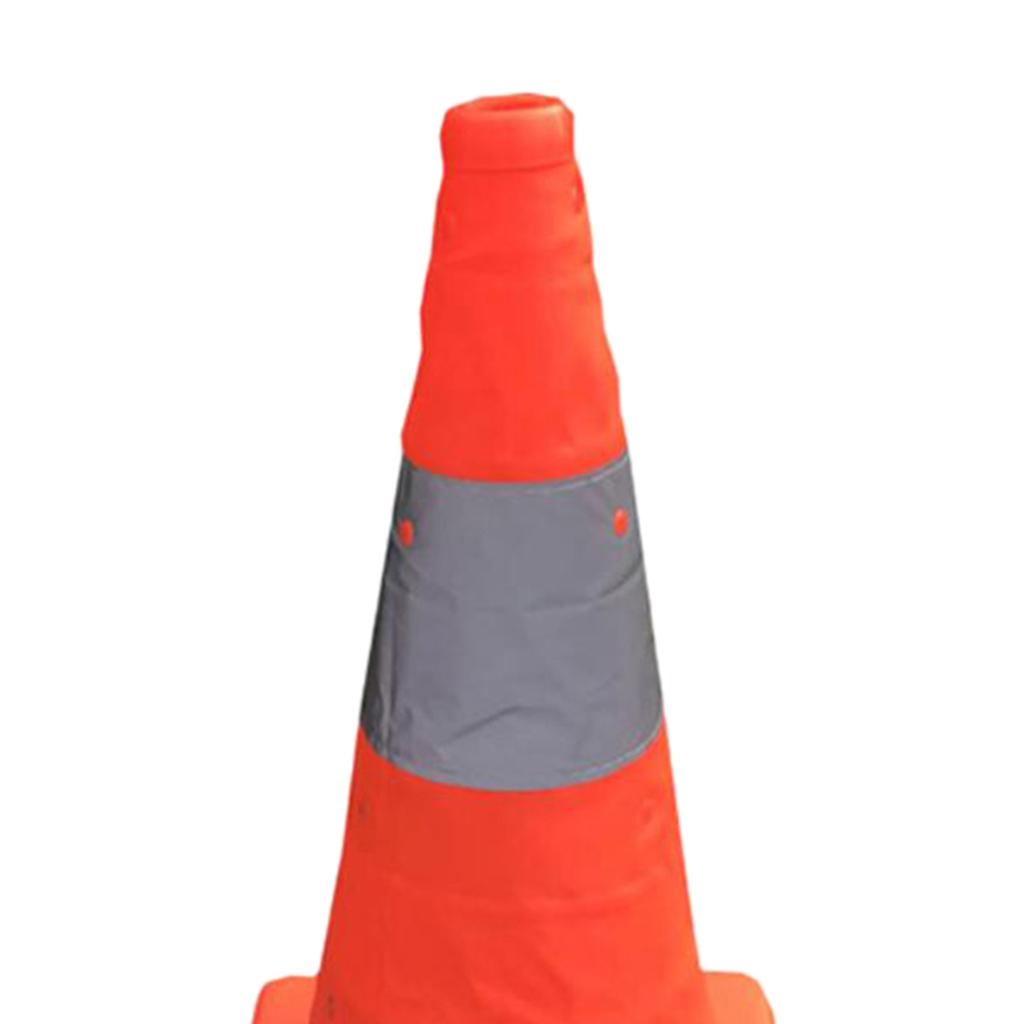 Collapsible Traffic Cones Multi Purpose Pop up Reflective Safety Cone 45cm