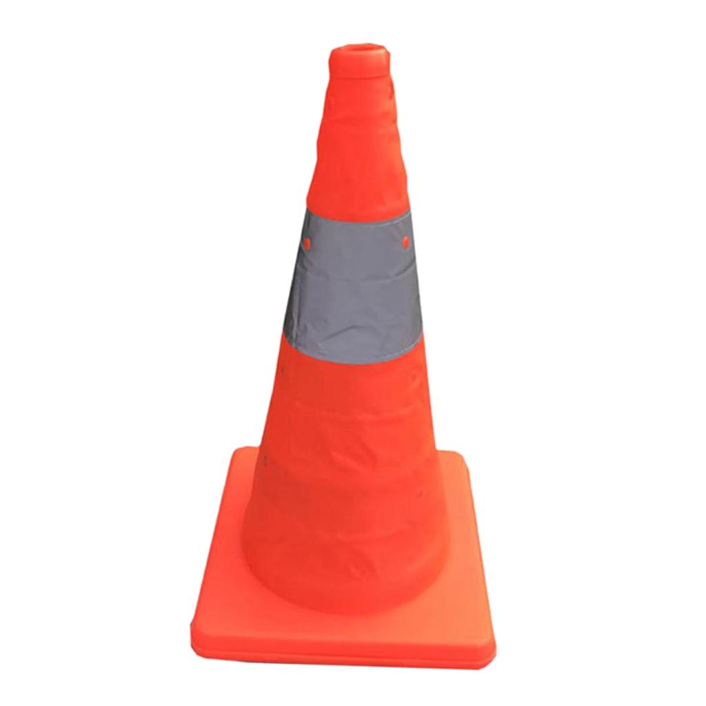 Collapsible Traffic Cones Multi Purpose Pop up Reflective Safety Cone 70cm