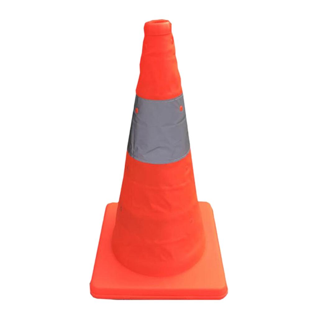 Collapsible Traffic Cones Multi Purpose Pop up Reflective Safety Cone 70cm