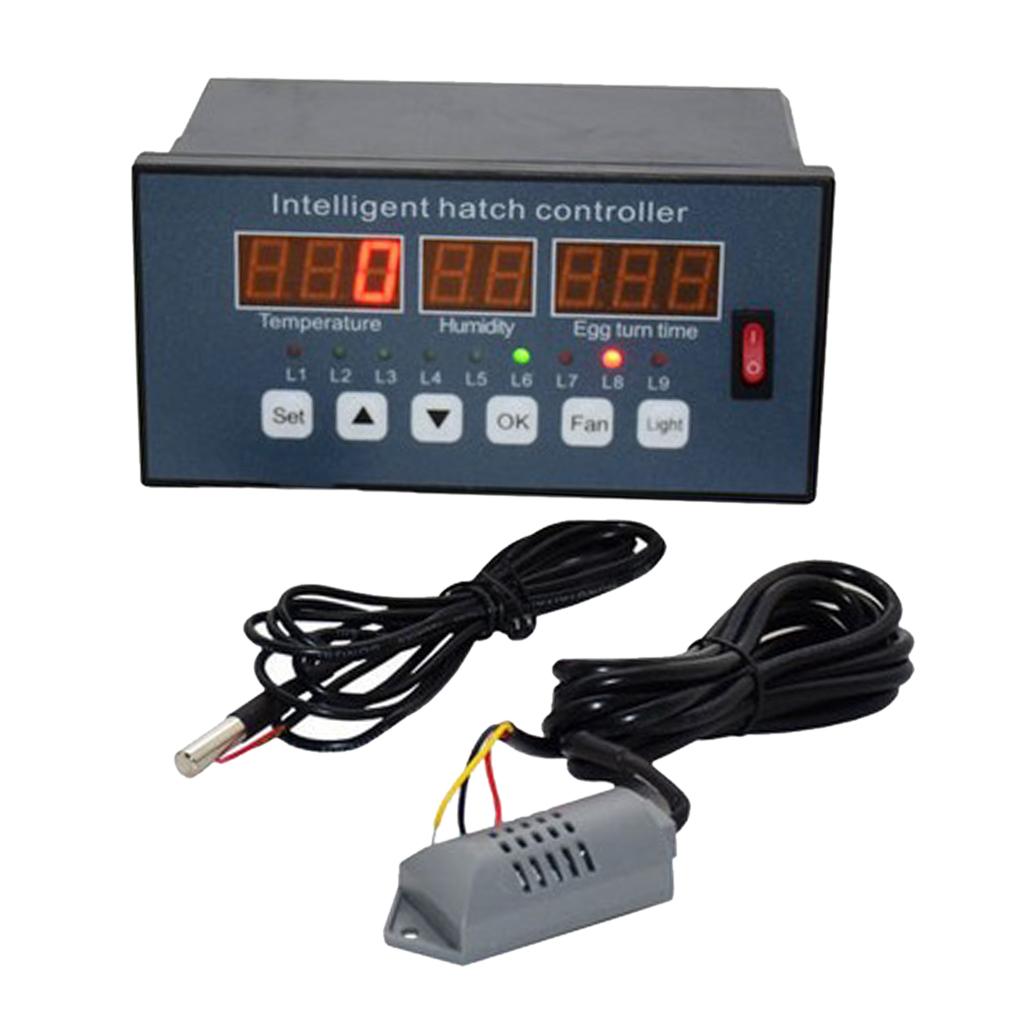 Incubator Controller with Temperature and Humidity Sensors