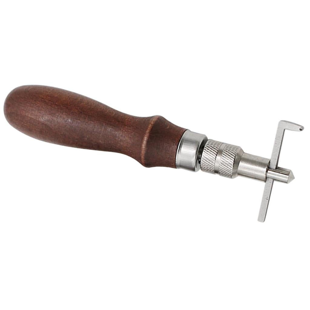 Adjustable Stitching Groover Skiving Edger Beveler Leather Carving Tool