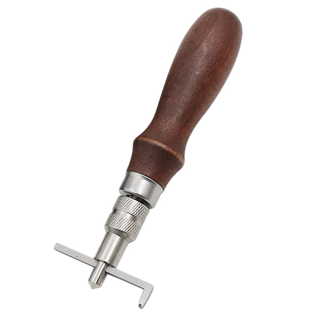 Adjustable Stitching Groover Skiving Edger Beveler Leather Carving Tool