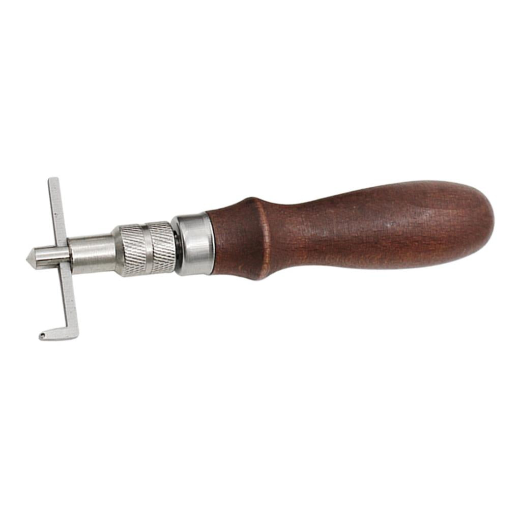 Adjustable Stitching Groover Skiving Edger Beveler Leather Carving Tool