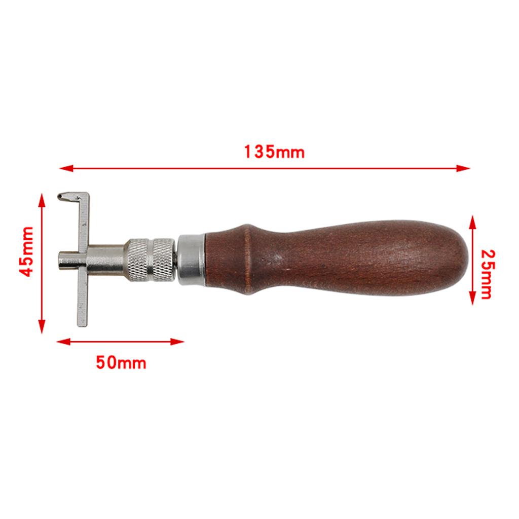 Adjustable Stitching Groover Skiving Edger Beveler Leather Carving Tool