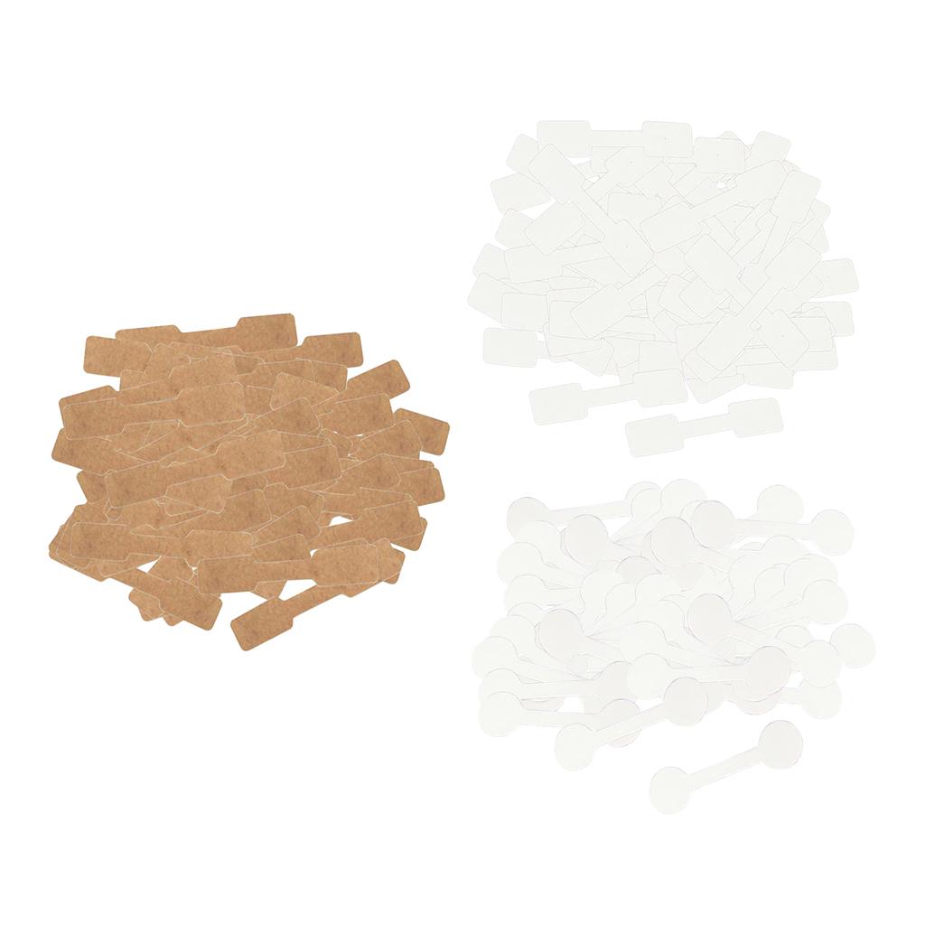 Jewellery Labels Price Tags Self Adhesive Blank Price Tag Round White