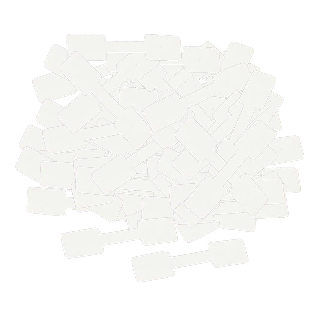 Jewellery Labels Price Tags Self Adhesive Blank Price Tag square white