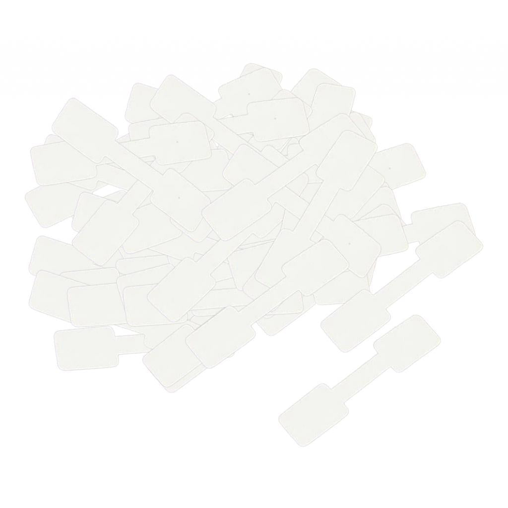 Jewellery Labels Price Tags Self Adhesive Blank Price Tag square white