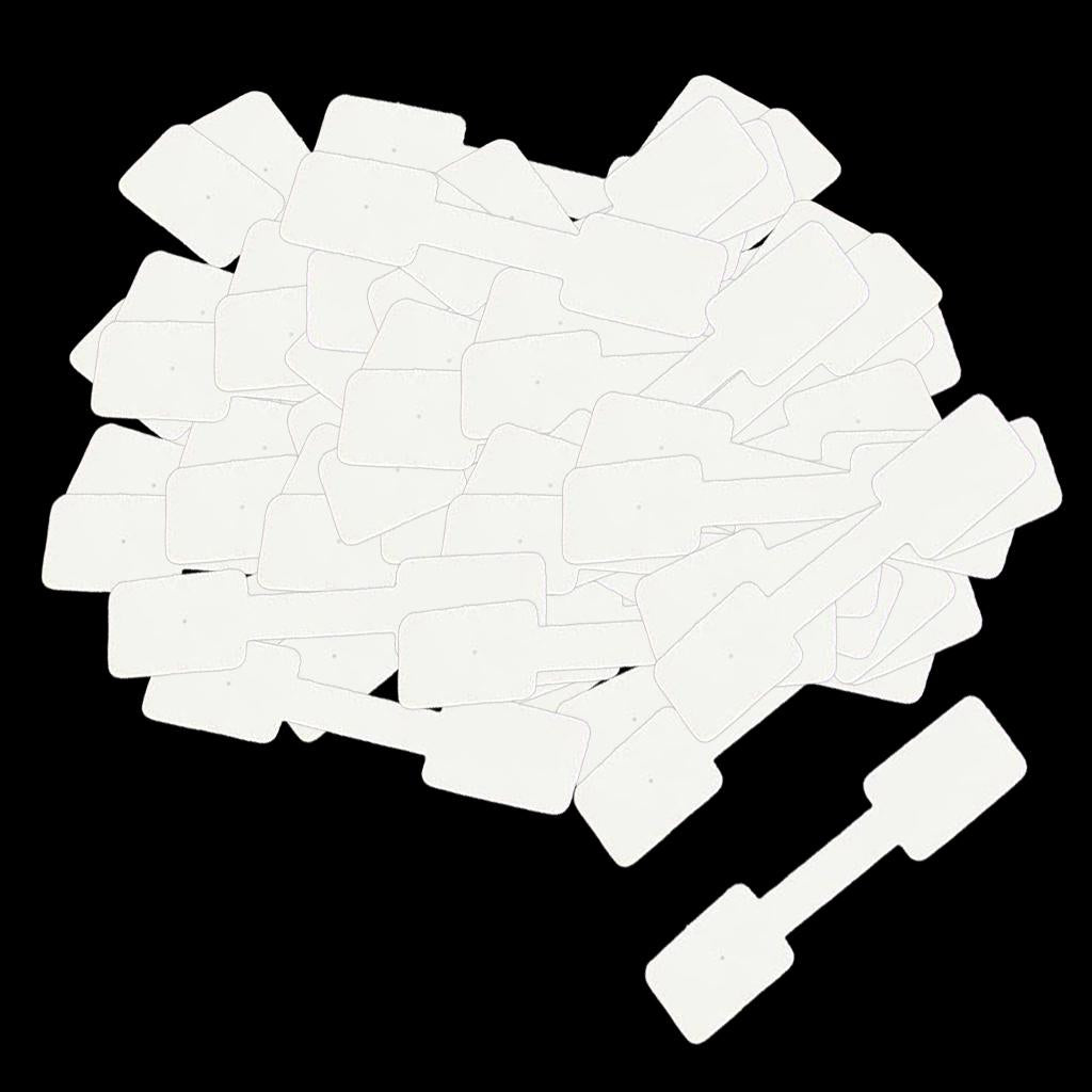 Jewellery Labels Price Tags Self Adhesive Blank Price Tag square white