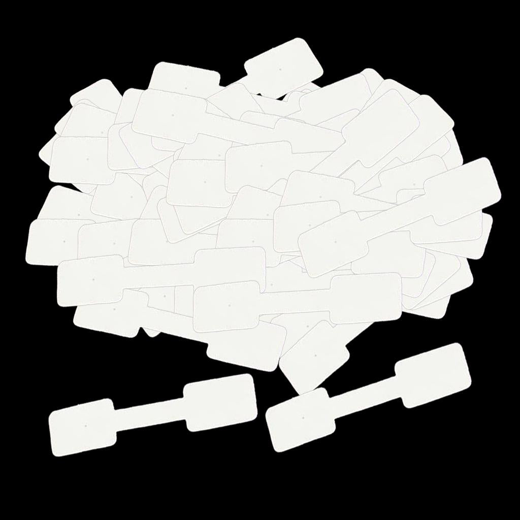 Jewellery Labels Price Tags Self Adhesive Blank Price Tag square white
