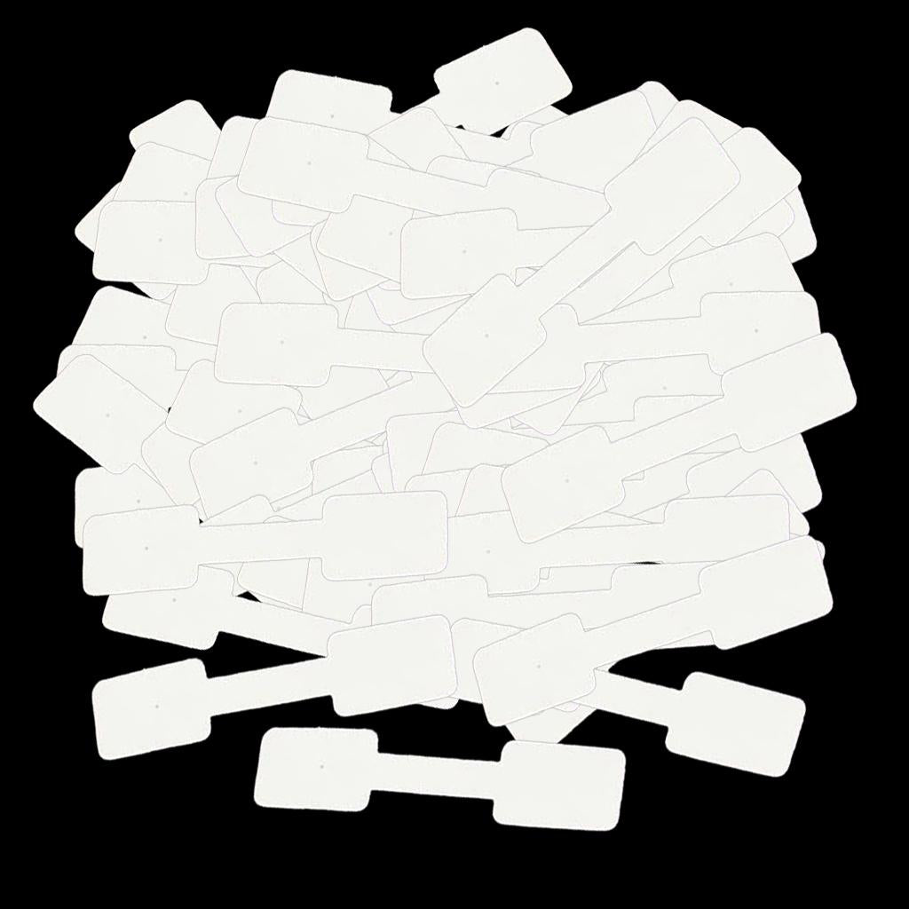 Jewellery Labels Price Tags Self Adhesive Blank Price Tag square white