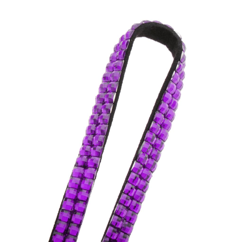 Lanyard ID Badge Card Holder Strap Sparkling Phone Neck Straps Purple