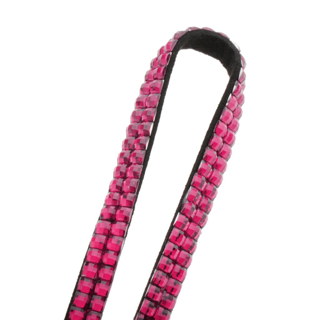 Lanyard ID Badge Card Holder Strap Sparkling Phone Neck Straps Rose Pink