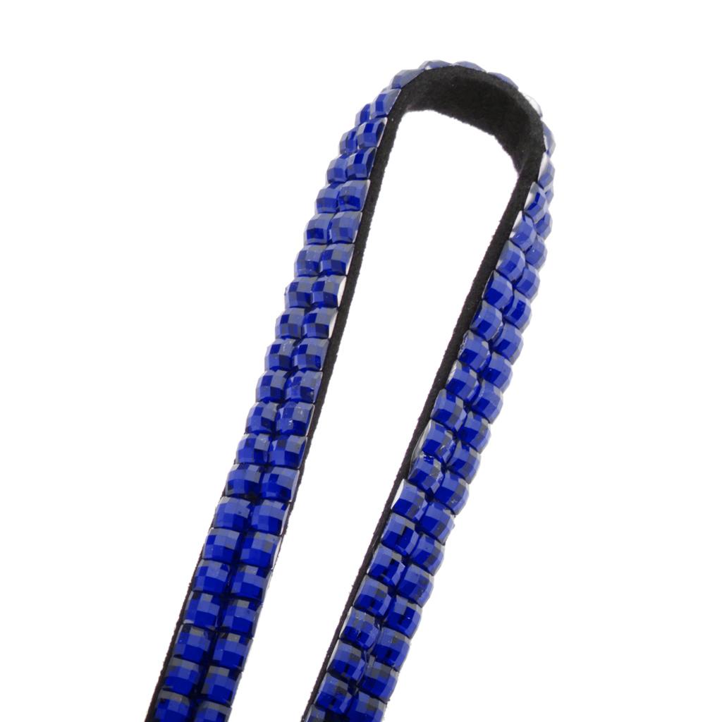 Lanyard ID Badge Card Holder Strap Sparkling Phone Neck Straps Dark Blue