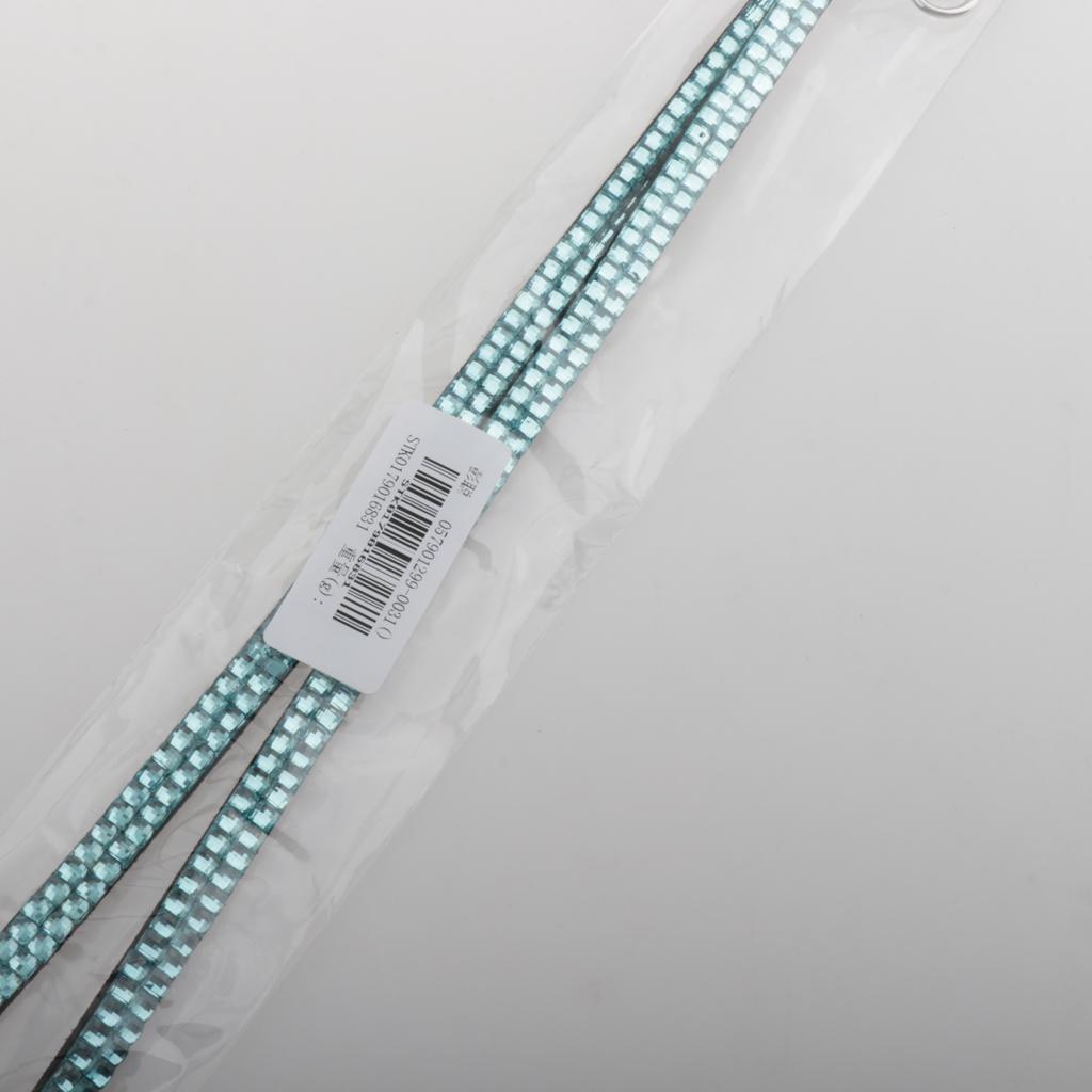 Lanyard ID Badge Card Holder Sparkling Phone Keys Neck Straps Light Blue