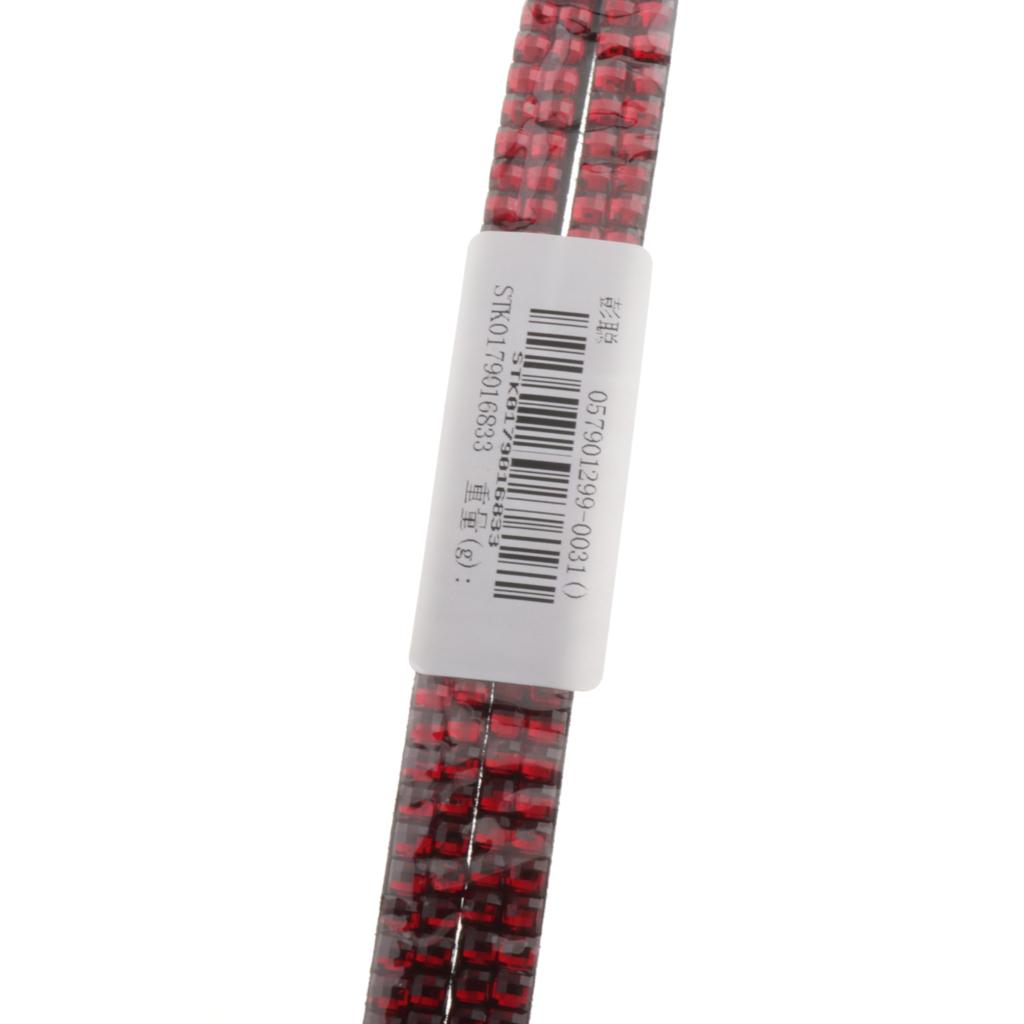 Lanyard ID Badge Card Holder Sparkling Phone Keys Neck Straps Red