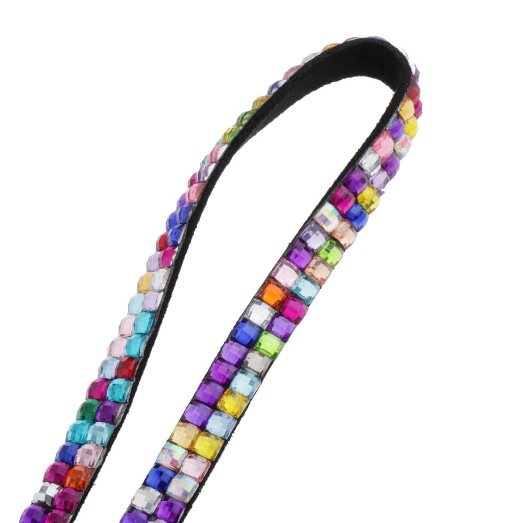 Lanyard ID Badge Card Holder Sparkling Phone Keys Neck Straps Multicolor