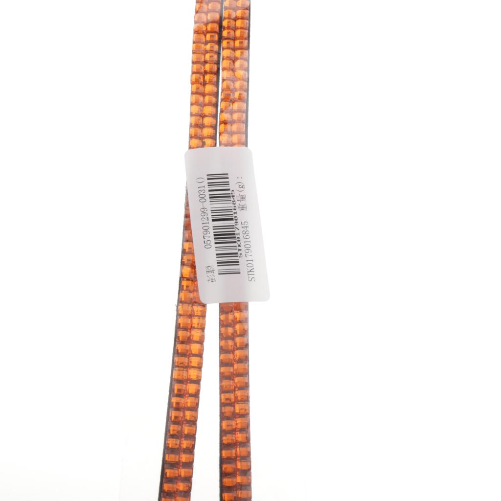 Lanyard ID Badge Card Holder Sparkling Phone Keys Neck Straps Orange