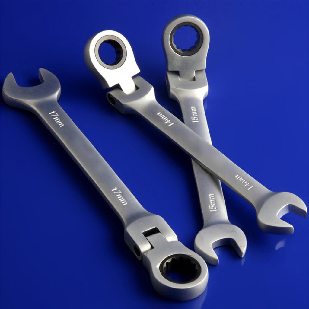 1pc Flexible Ratchet Wrench High Quality Metric Hand Repair Tool for Car 23mm