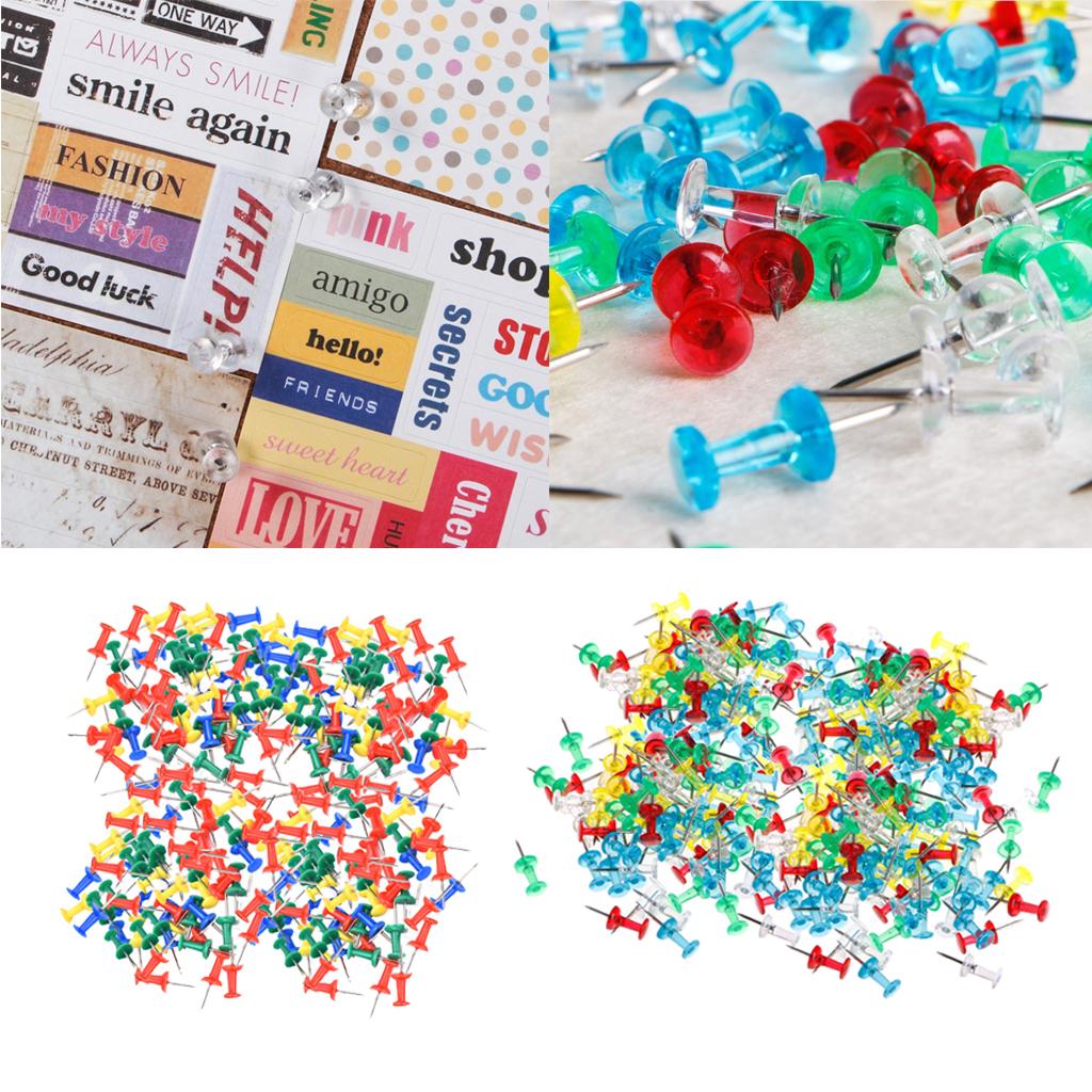 400pcs Giant Jumbo Push Pins for Craft Office & Cork Notice Boards Style1