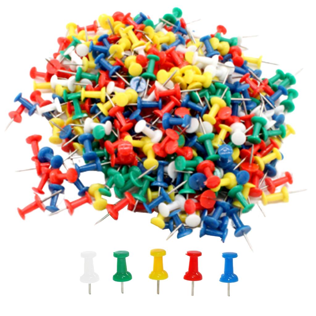 200pcs Giant Jumbo Push Pins for Craft Office & Cork Notice Boards