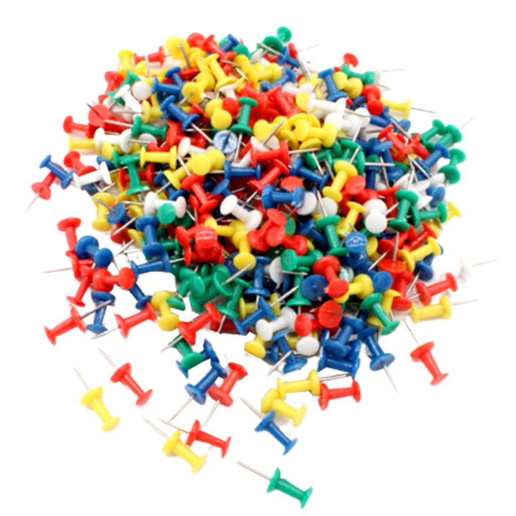 200pcs Giant Jumbo Push Pins for Craft Office & Cork Notice Boards