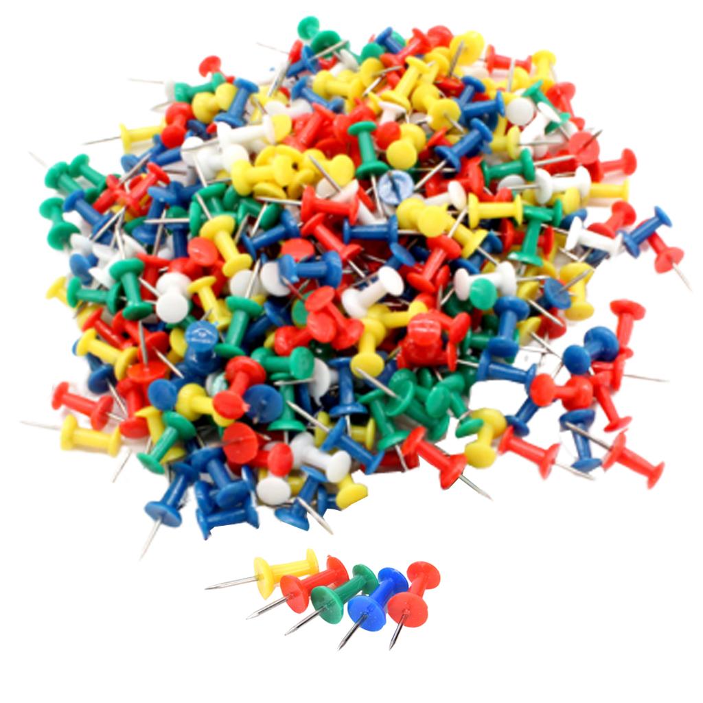 200pcs Giant Jumbo Push Pins for Craft Office & Cork Notice Boards