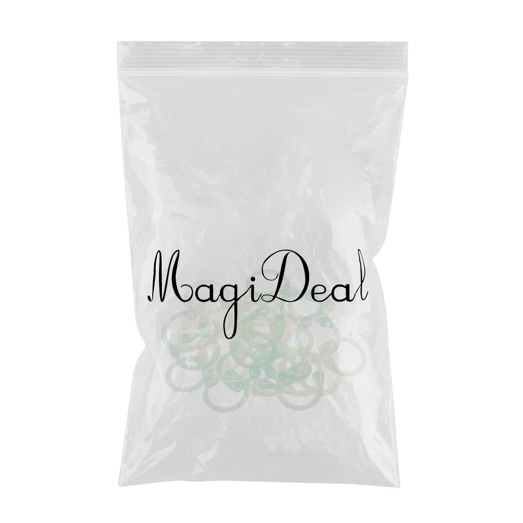 Colored Easy Ring Paper Book Loose Leaf Binder Circles S Clear Yellow+Green
