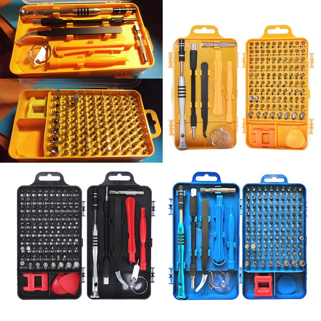 110 in 1 Magnetic Precision Screwdriver Set Phone Computer Repair Kit Black