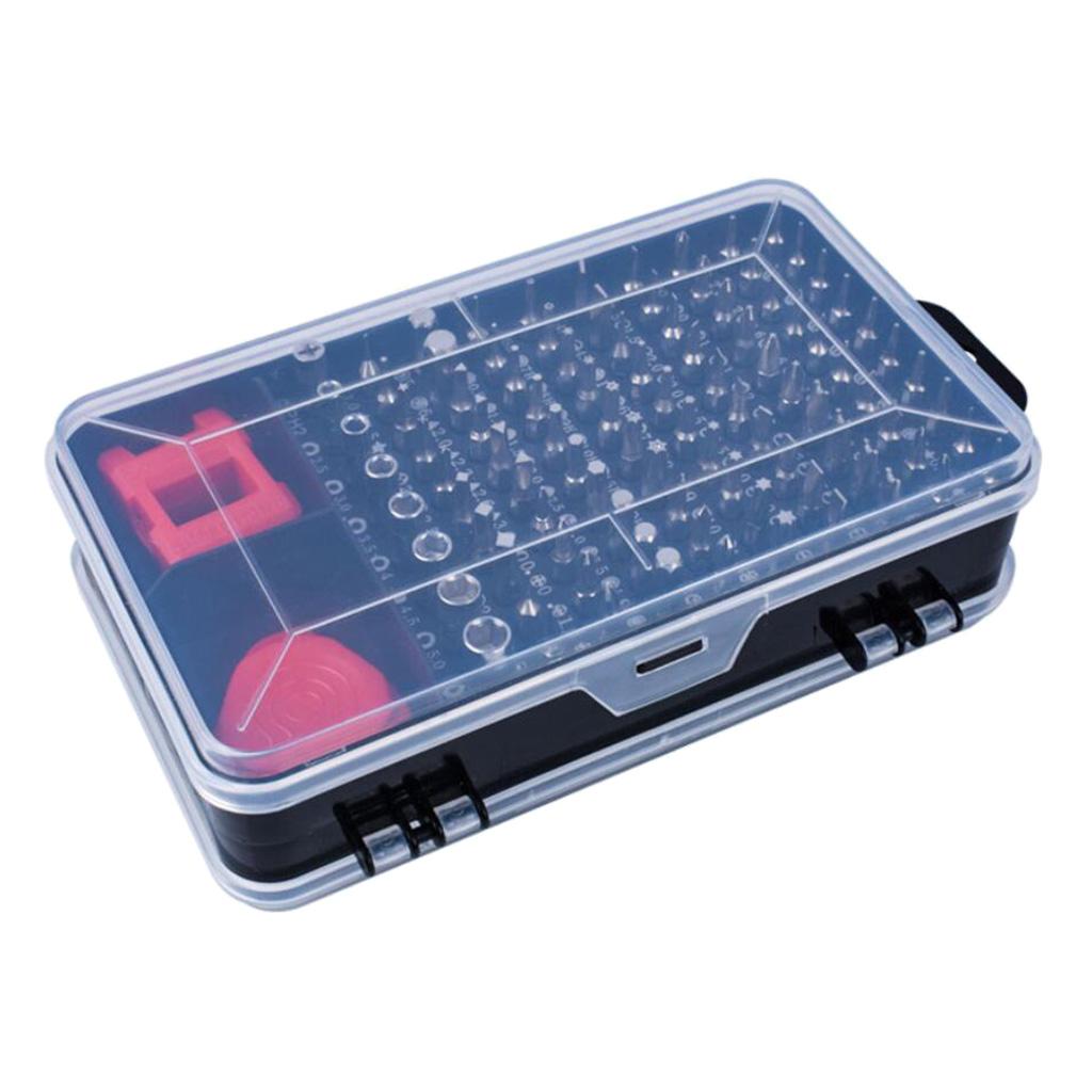 110 in 1 Magnetic Precision Screwdriver Set Phone Computer Repair Kit Black