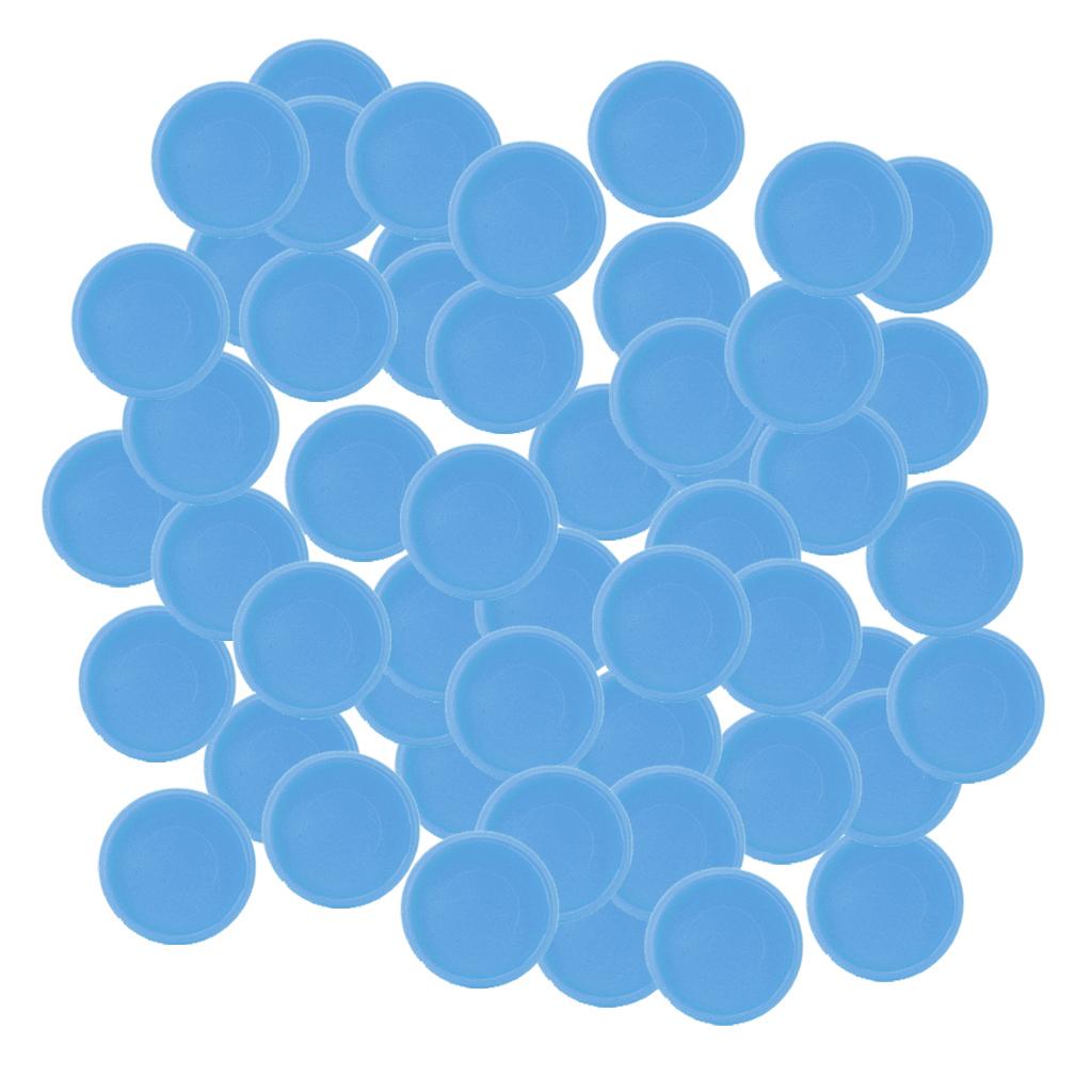 18mm Notebook Loose Leaf Binder Binding Disc Rings Scrapbook Clips Blue