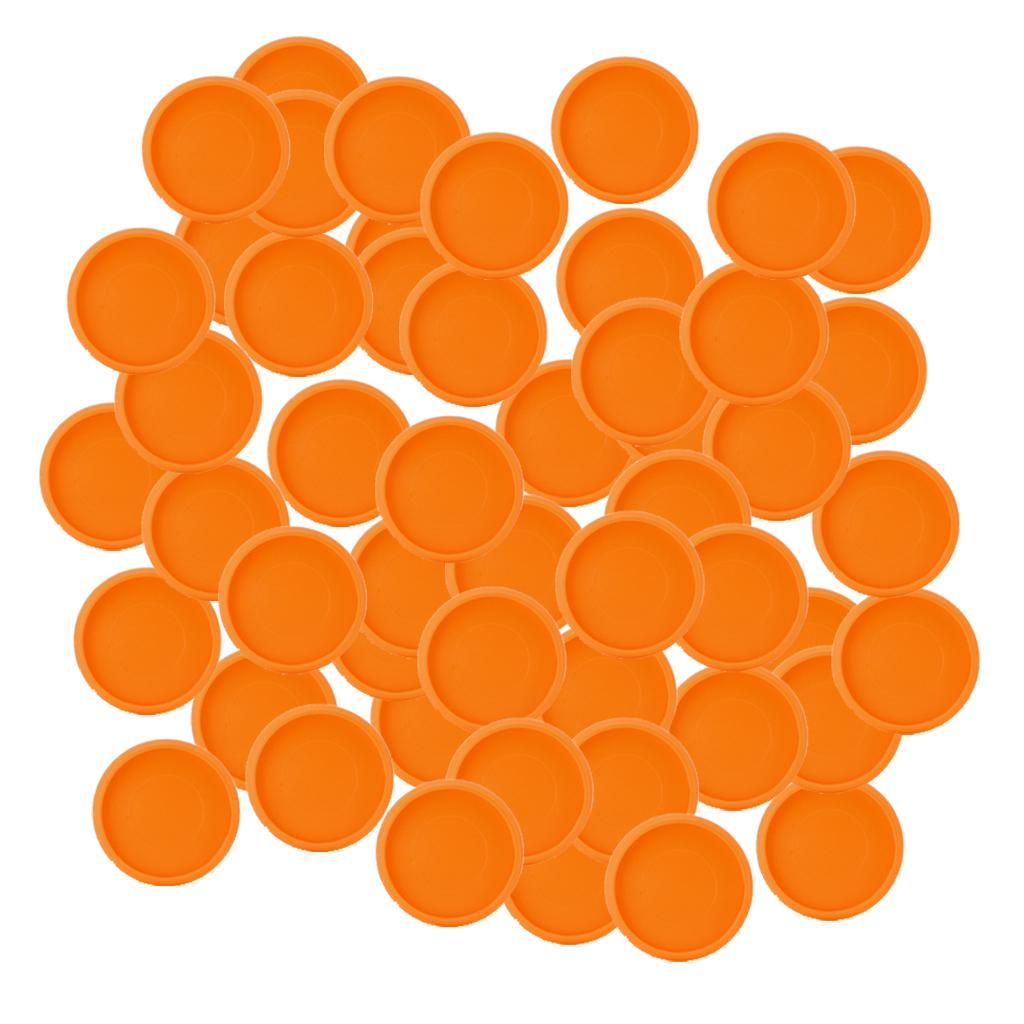 18mm Notebook Loose Leaf Binder Binding Disc Rings Scrapbook Clips Orange