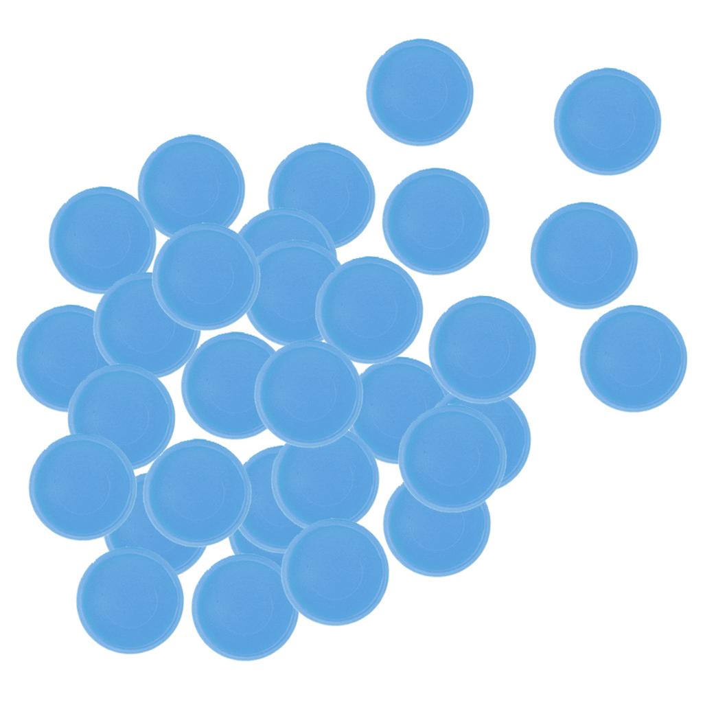 28mm Notebook Loose Leaf Binder Binding Disc Rings Scrapbook Clips Blue