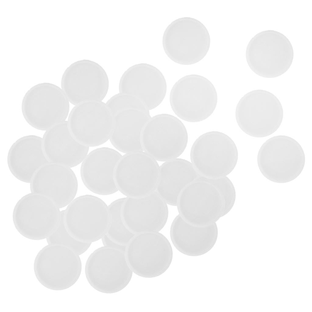 28mm Notebook Loose Leaf Binder Binding Disc Rings Scrapbook Clips White