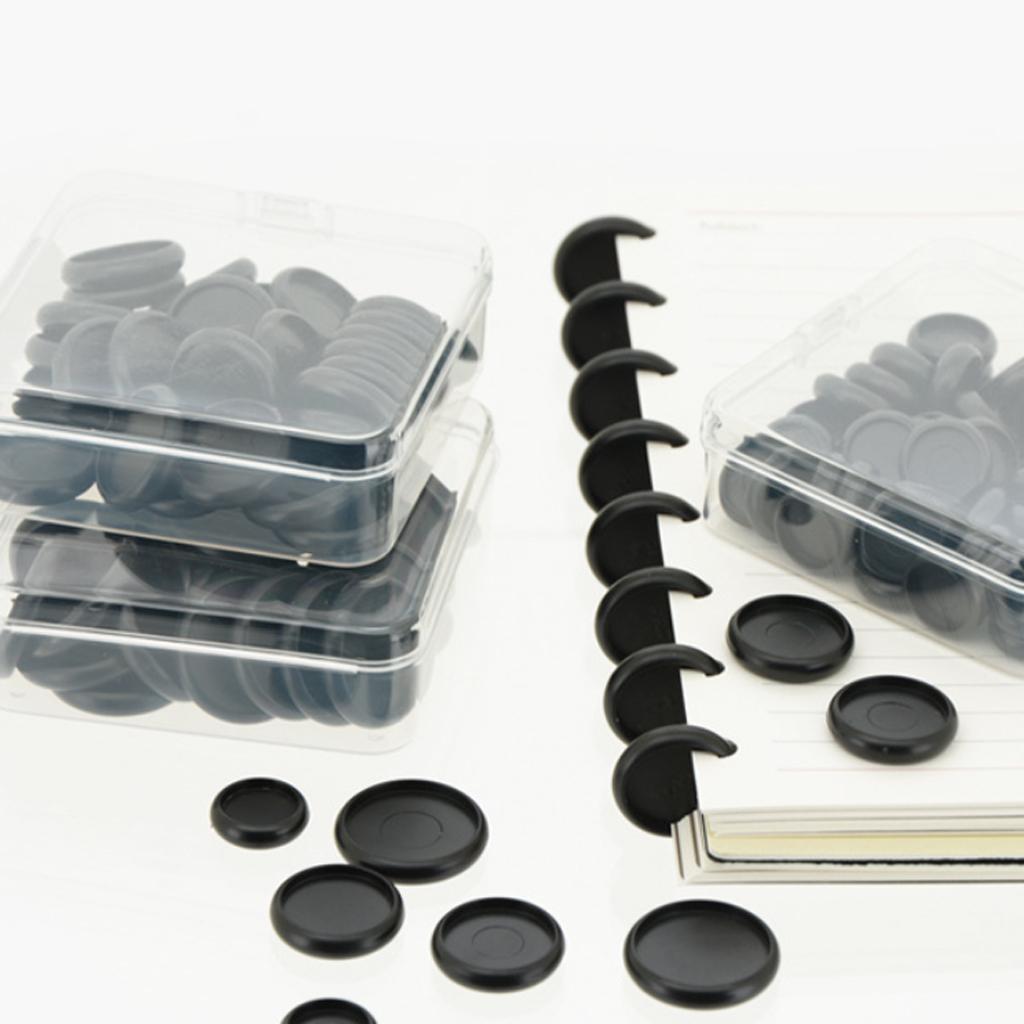 Notebook Plastic Disk Binding Mushroom Hole Binding Office Supplies 18mm 50pcs