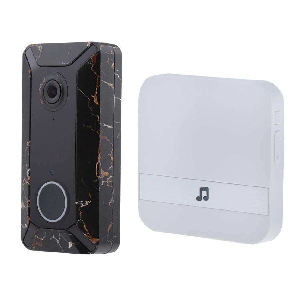 720P Smart Wireless Doorbell WiFi Video Night Vision Talk Doorbell White