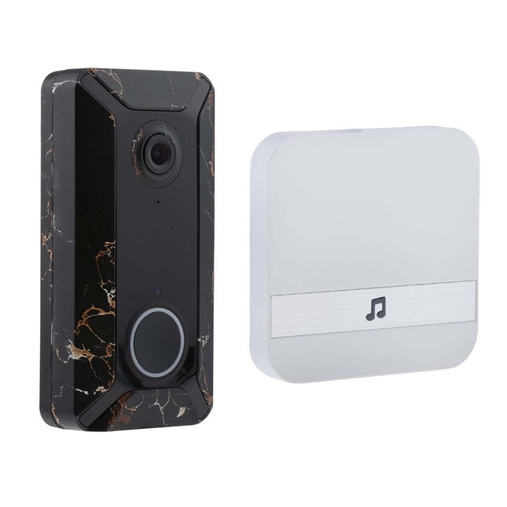 720P Smart Wireless Doorbell WiFi Video Night Vision Talk Doorbell White