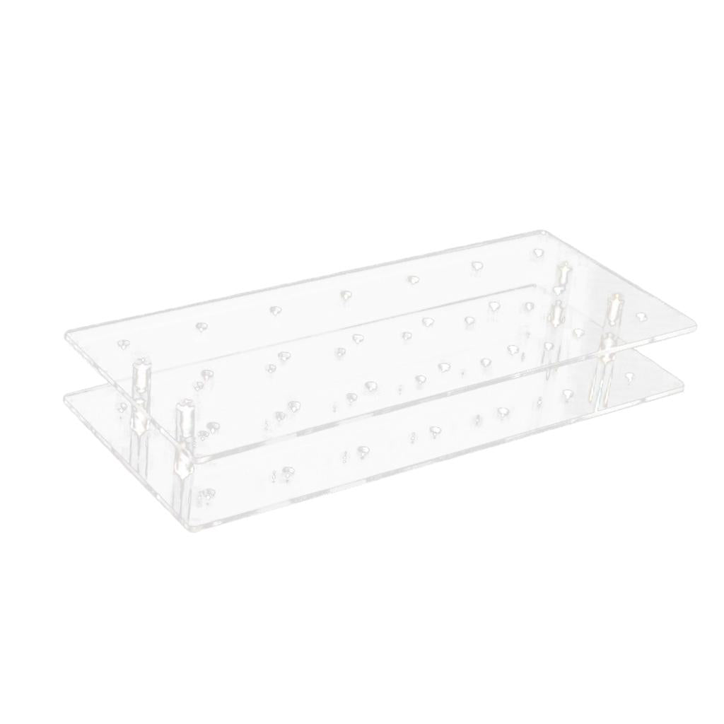 21 Holes Lollipop Stand Acrylic Display Stand 2 Tiers