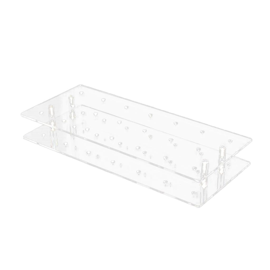 21 Holes Lollipop Stand Acrylic Display Stand 2 Tiers